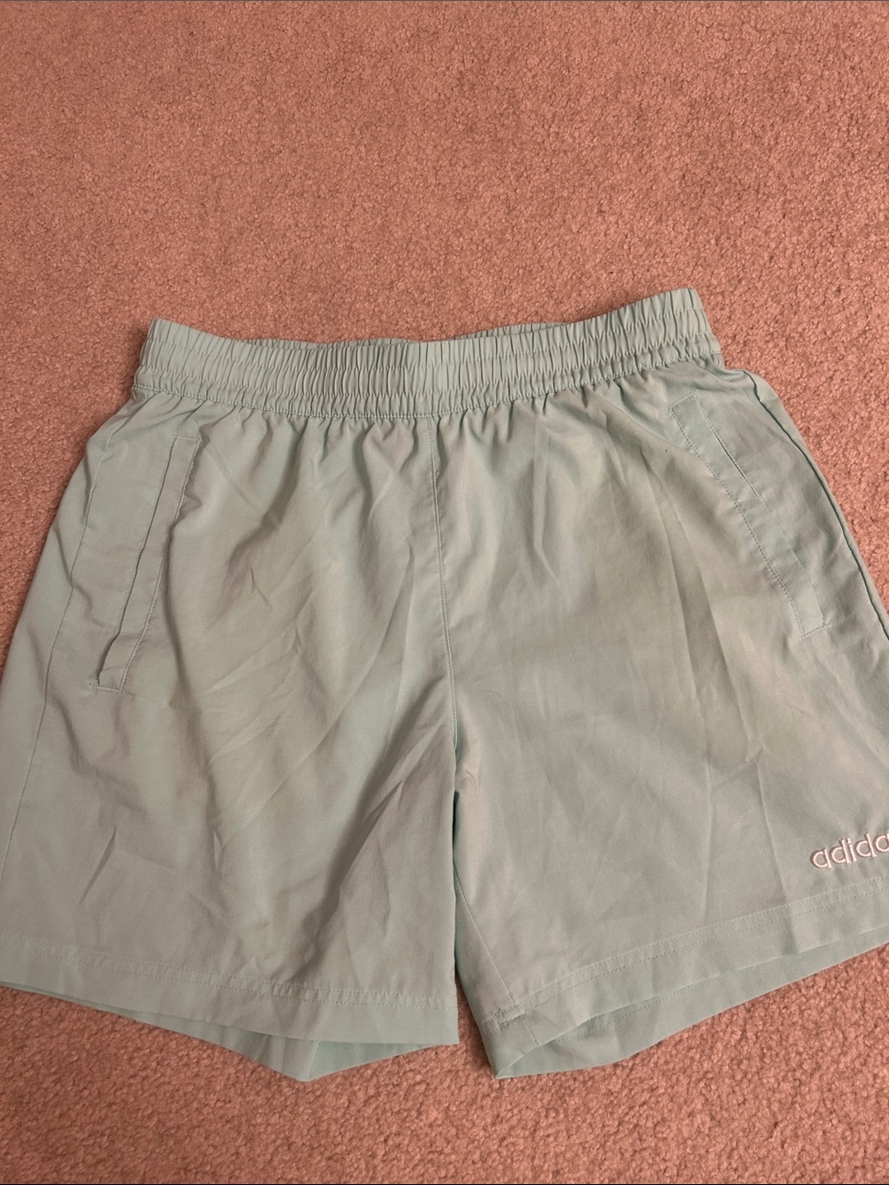adidas Men's Mint Green Athletic Shorts